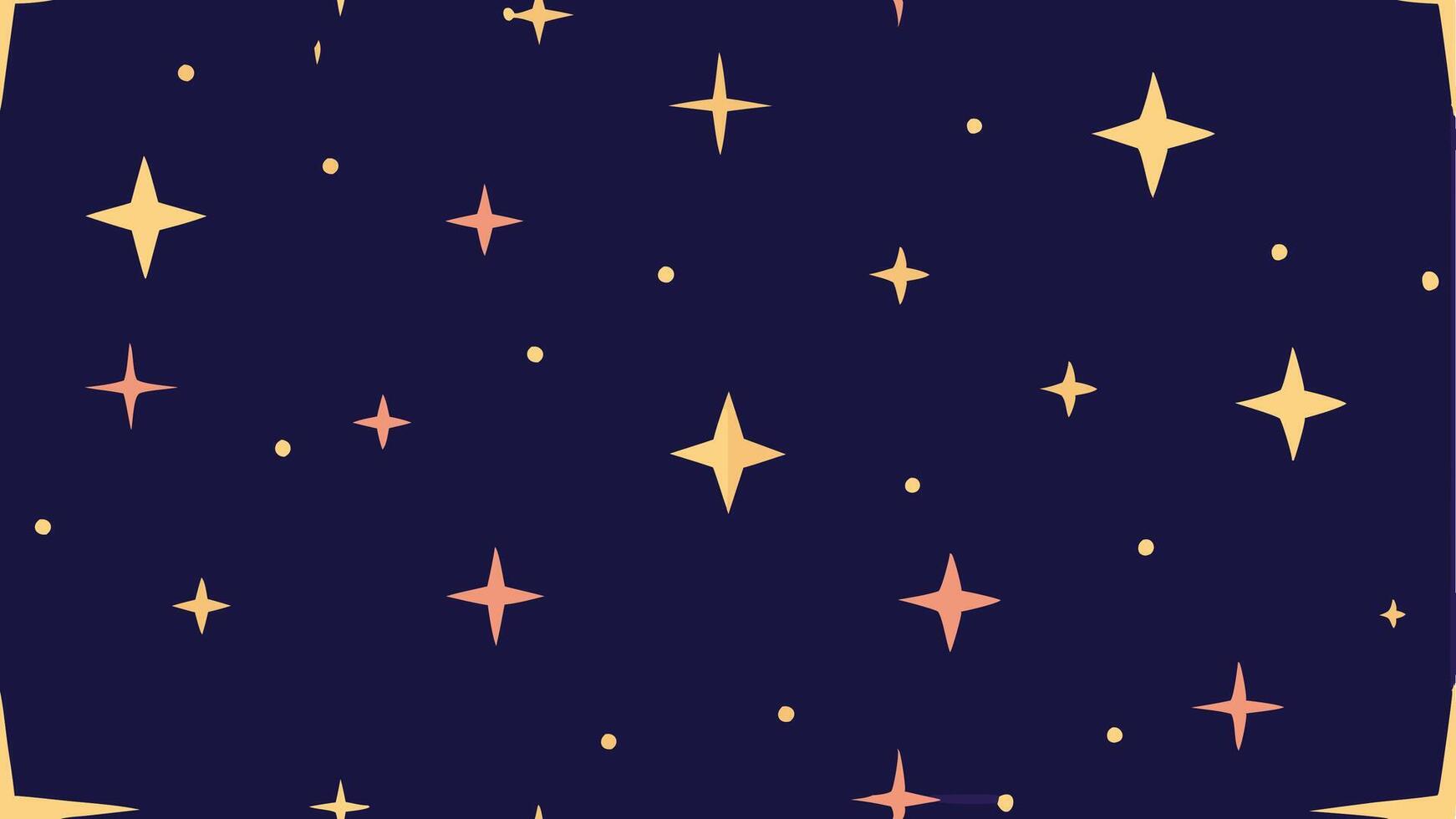 Seamless Minimalist Star Pattern with Tiny Design vector