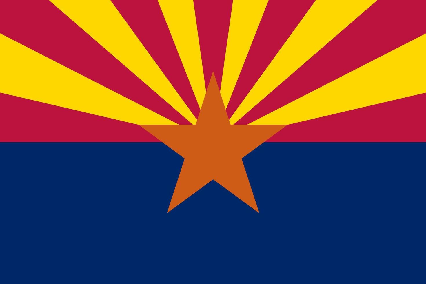 Flag of Arizona vector