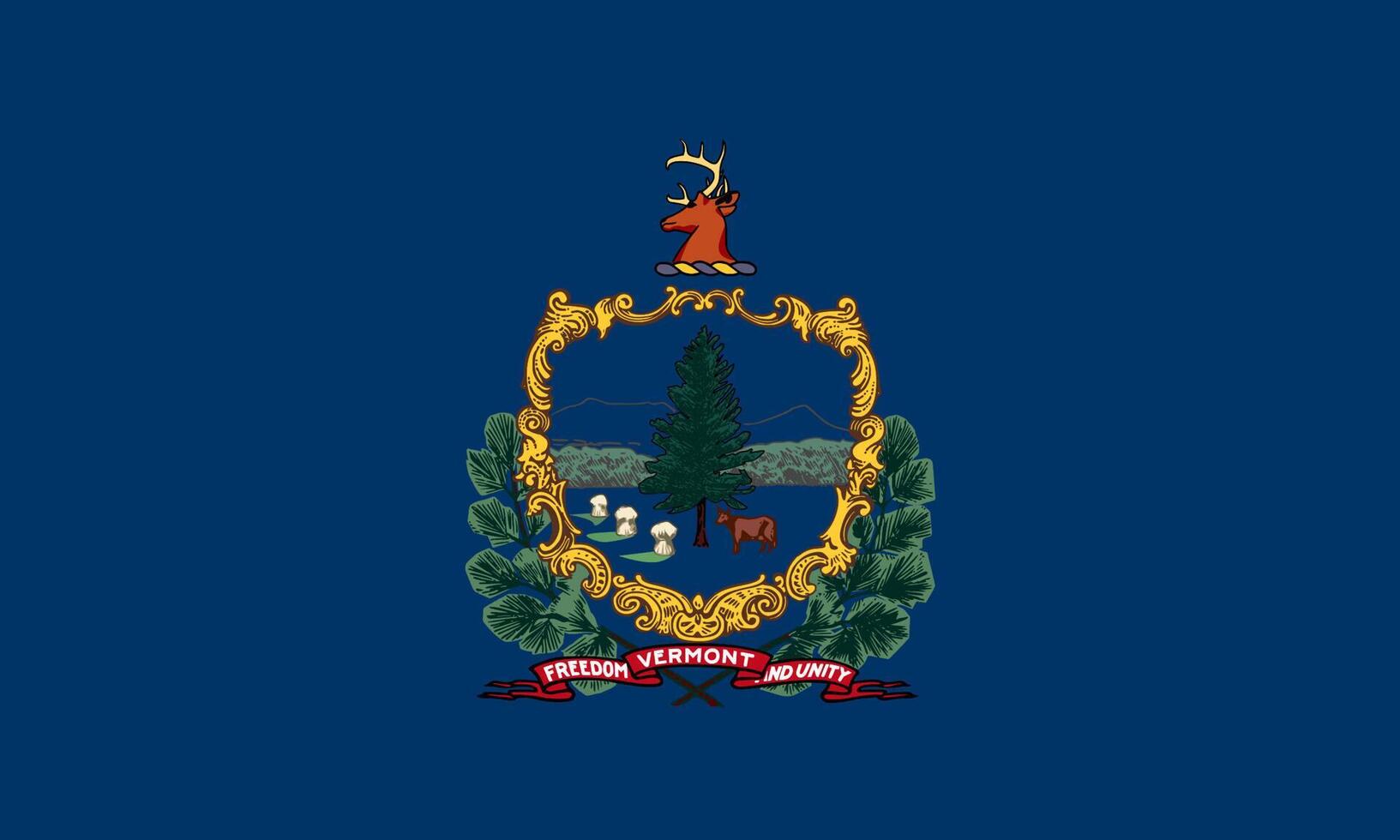 Flag of Vermont vector