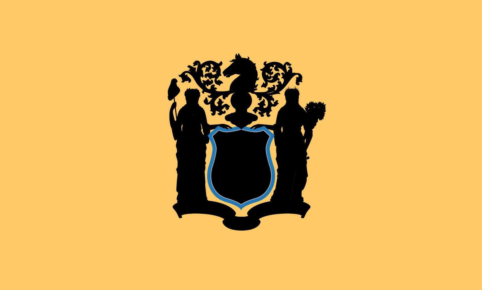 Flag of New Jersey vector