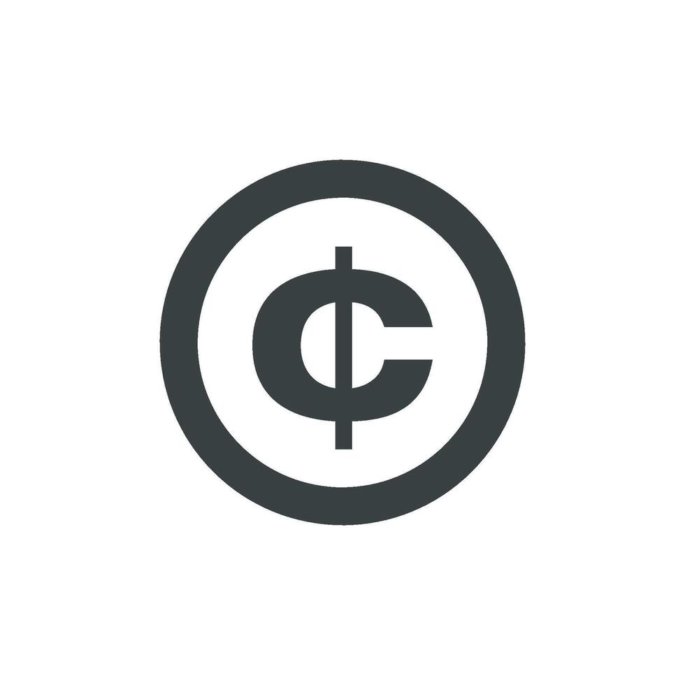 Cent Sign Logo Template Illustration Design. EPS 10. vector