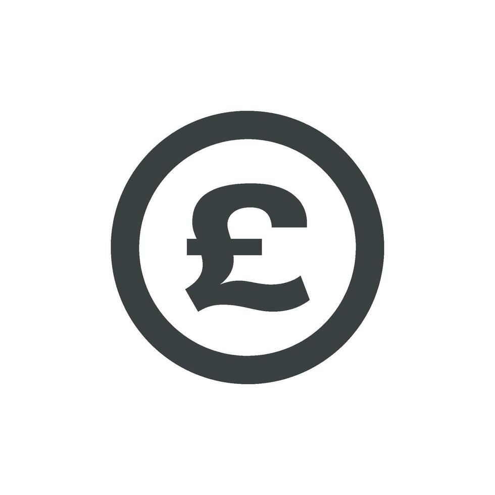 Pound sterling Sign Logo Template Illustration Design. EPS 10. vector