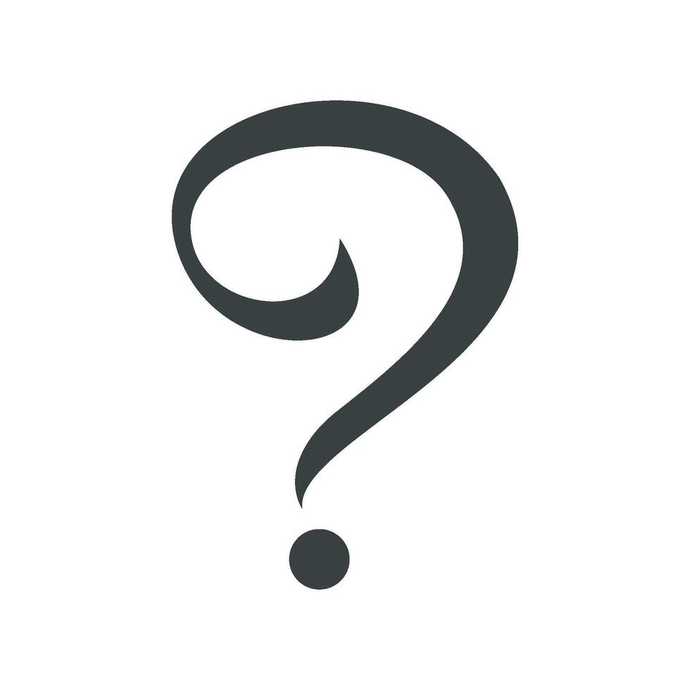Question icon Logo Template Illustration Design. EPS 10. vector