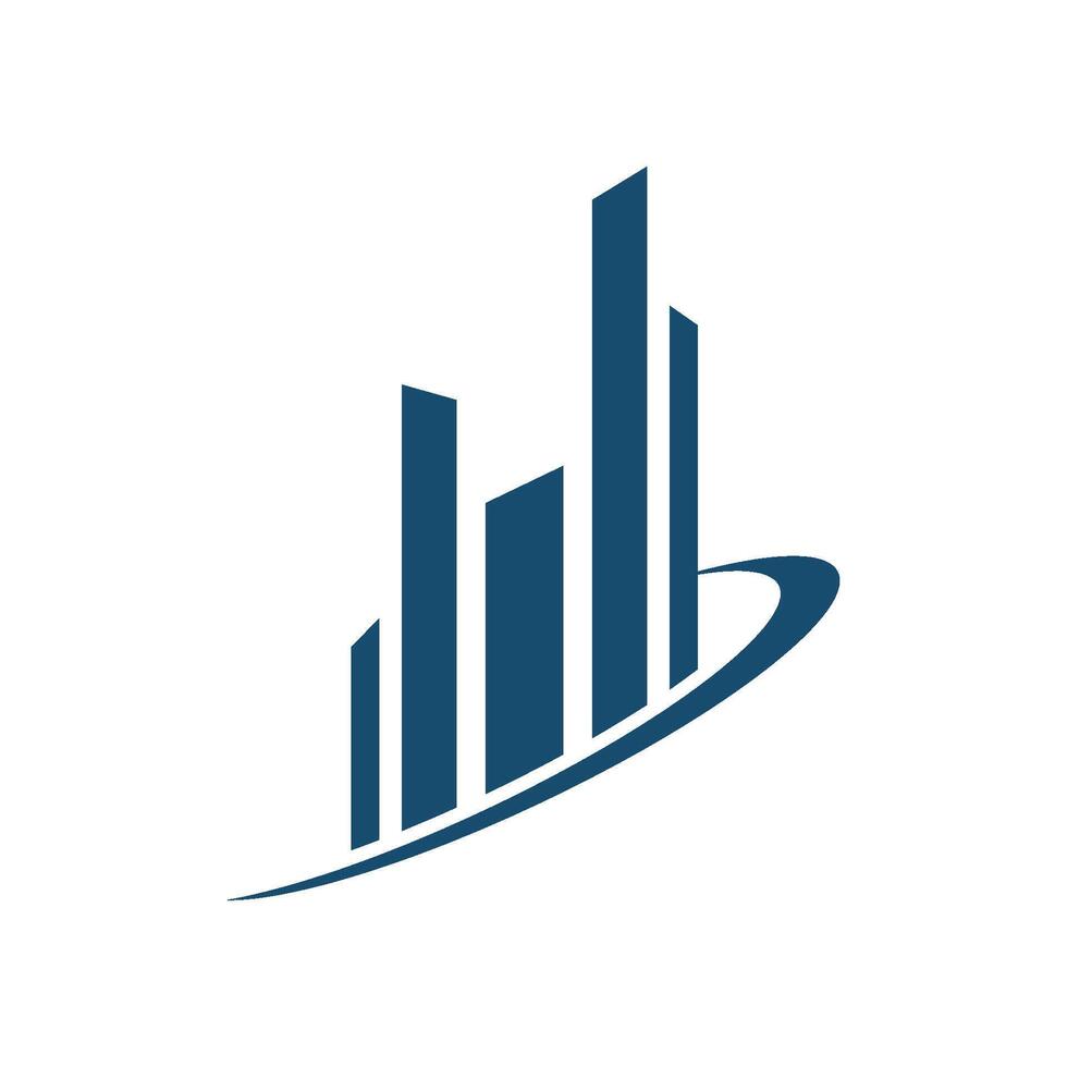 Abstract Swoosh Skyline Property Logo Template Illustration Design. EPS 10. vector
