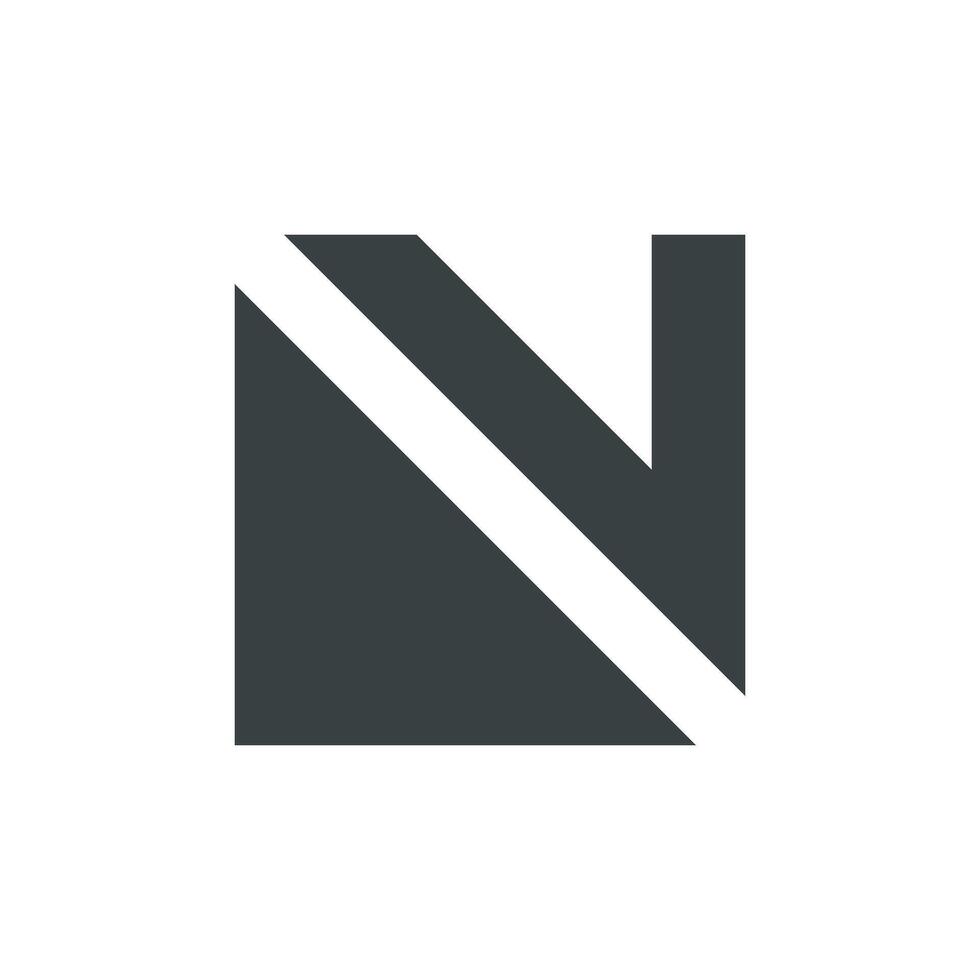 Abstract Letter N Logo Template Illustration Design. EPS 10. vector