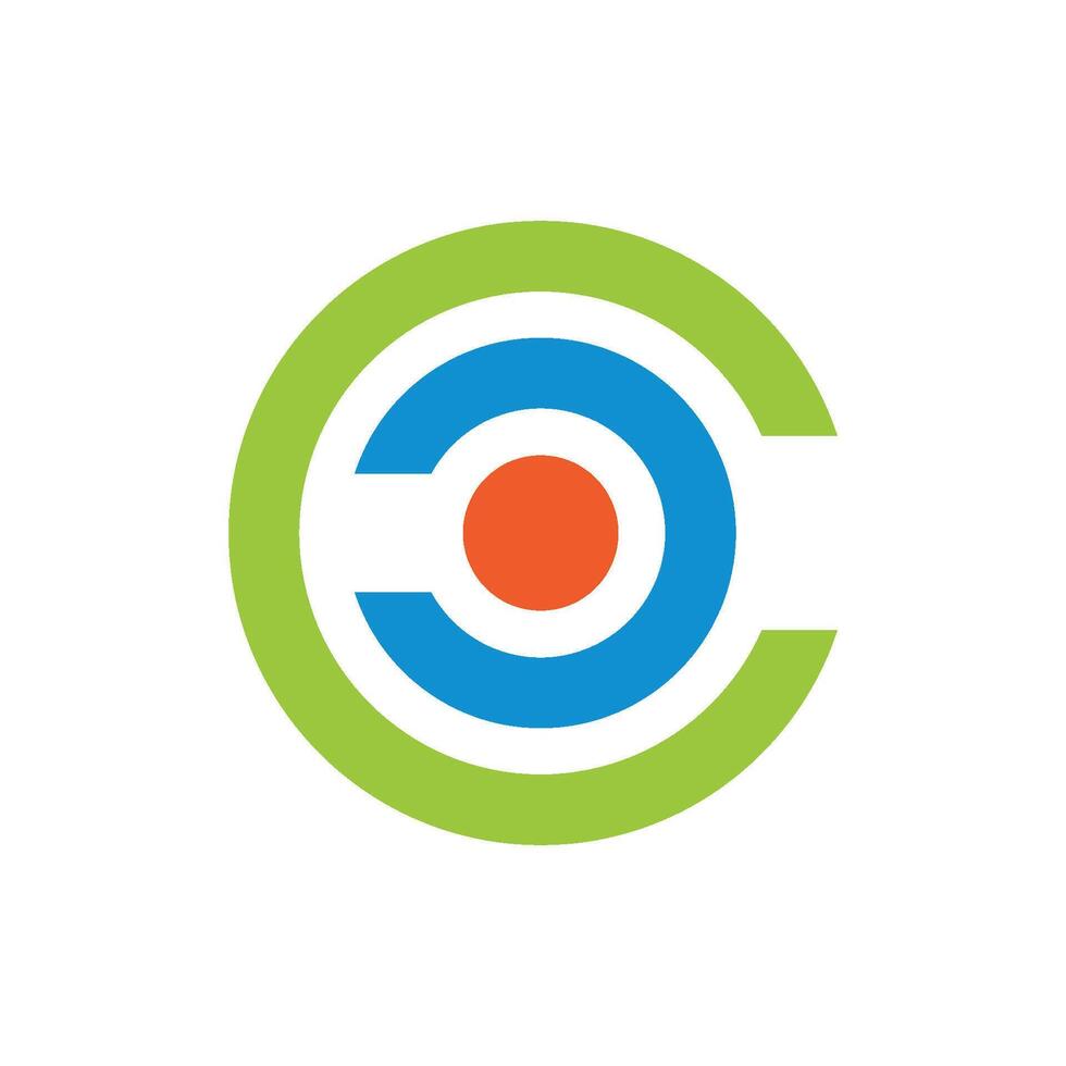 Letter C Target Logo Template Illustration Design. EPS 10. vector