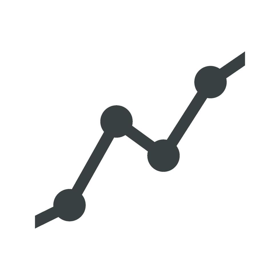 Chart Statistic Icon Logo Template Illustration Design. EPS 10. vector