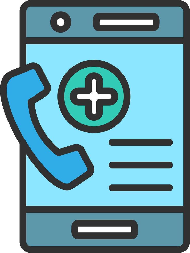 Phone call icon vector