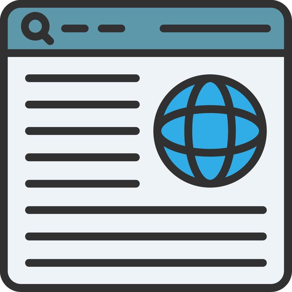 Web page icon illustration vector