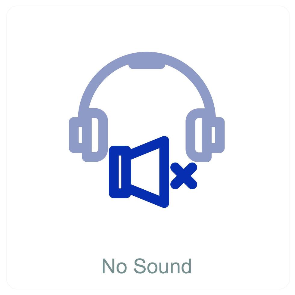 No Sound icon concept vector