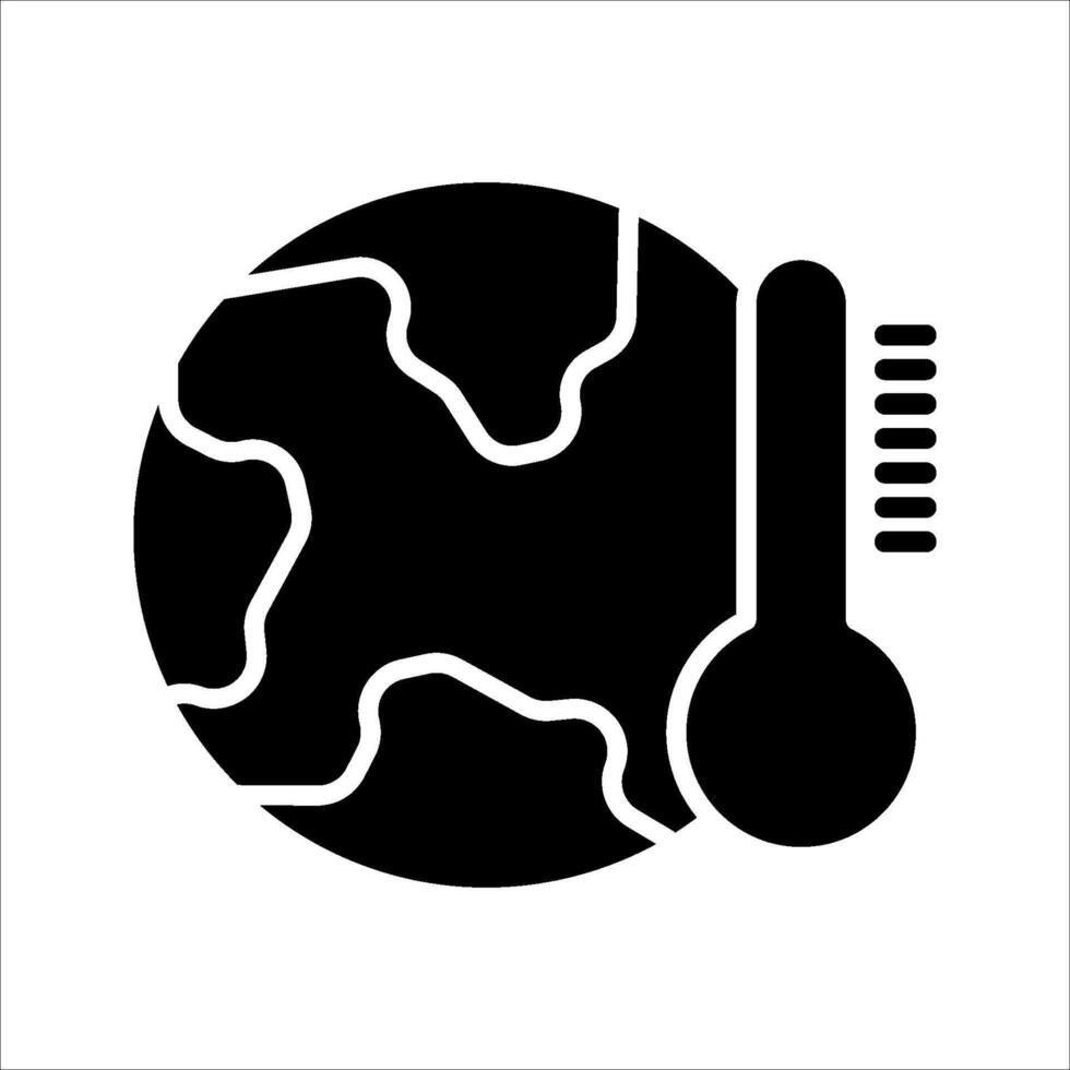 Global Warming21 Icon image. Suitable for mobile application. vector