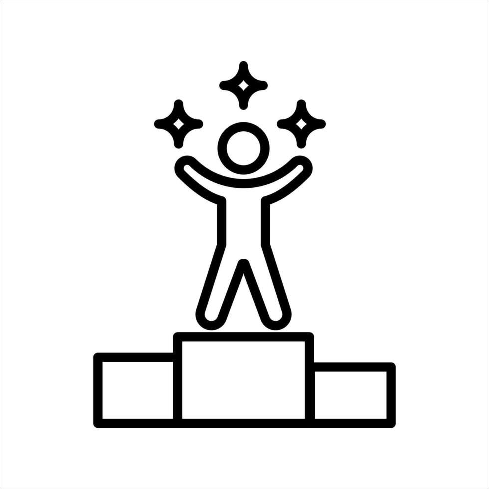 Success1 icon set. Successful management business development. Containing target, goal, plan, winner, achievement, trophy, badge medal, competition, graduation hat, mountain peak flag, growth graph vector