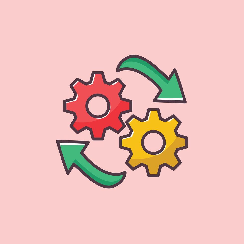 Operations Icon, business management vector