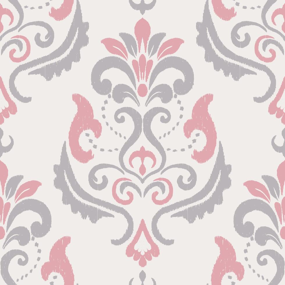 Modern classic floral damask pattern. Classic chintz floral motif seamless pattern. Classic floral damask pattern use for fabric, textile, home decoration elements, upholstery, etc. vector