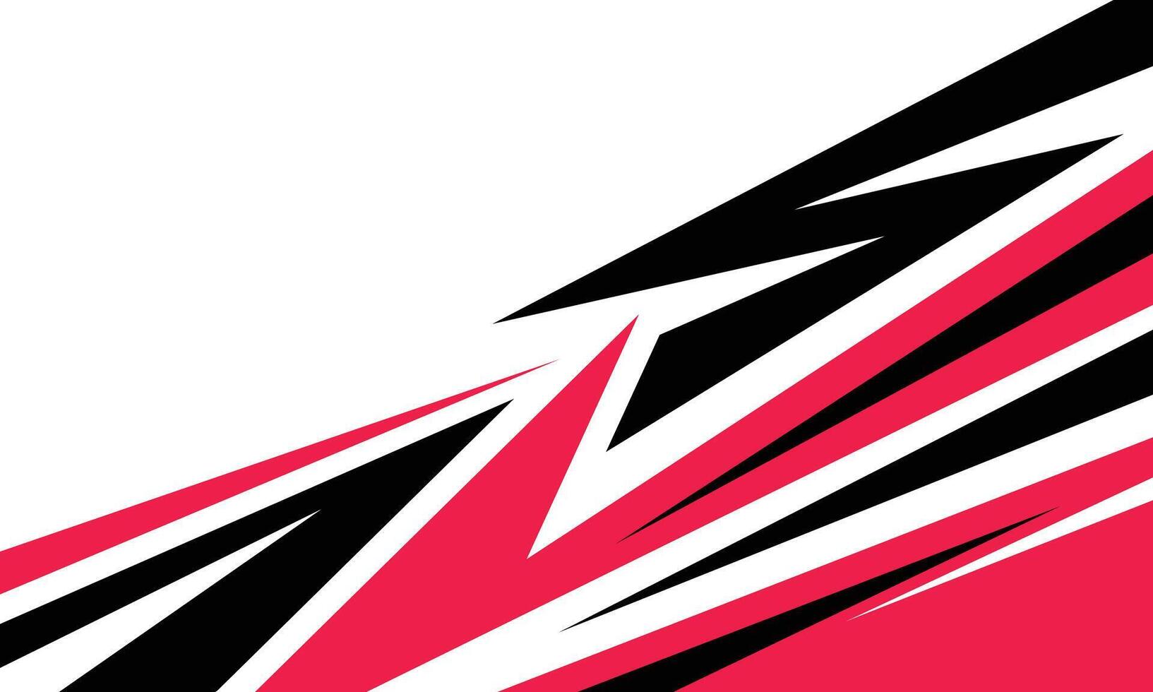 Abstract geometric stripes racing background for car wrap decal vector