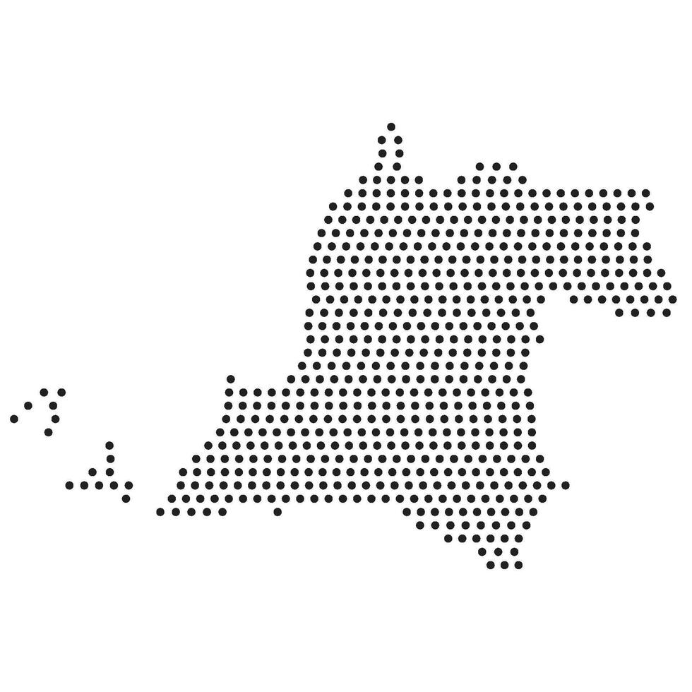 Banten Province Halftone Map vector
