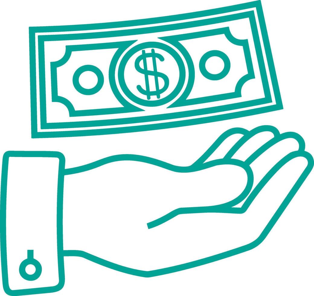 Money exchange payment icon symbol vector image. Illustration of the dollar currency coin graphic design image