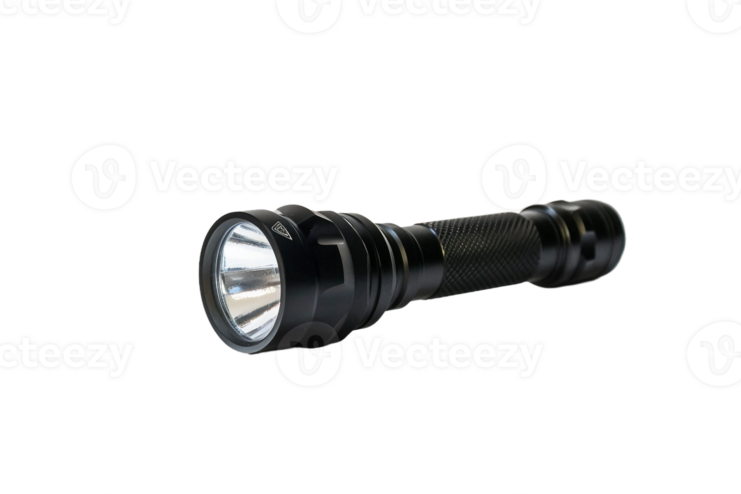 Tactical Flash light On Transparent Background. png