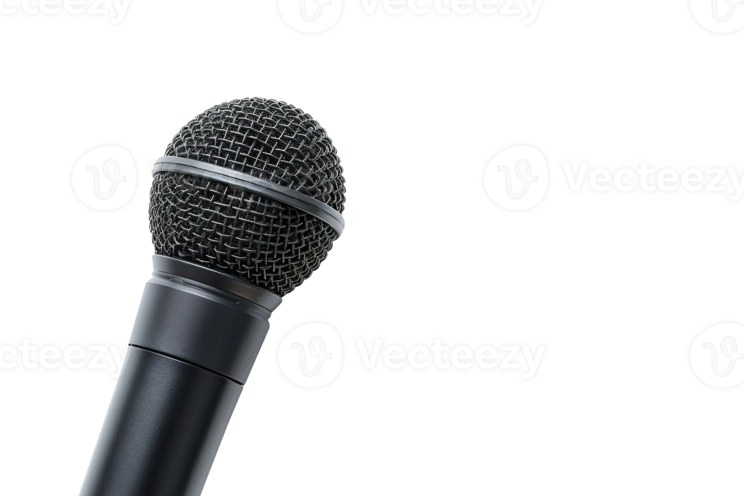 Correspondent Microphone On Transparent Background. png