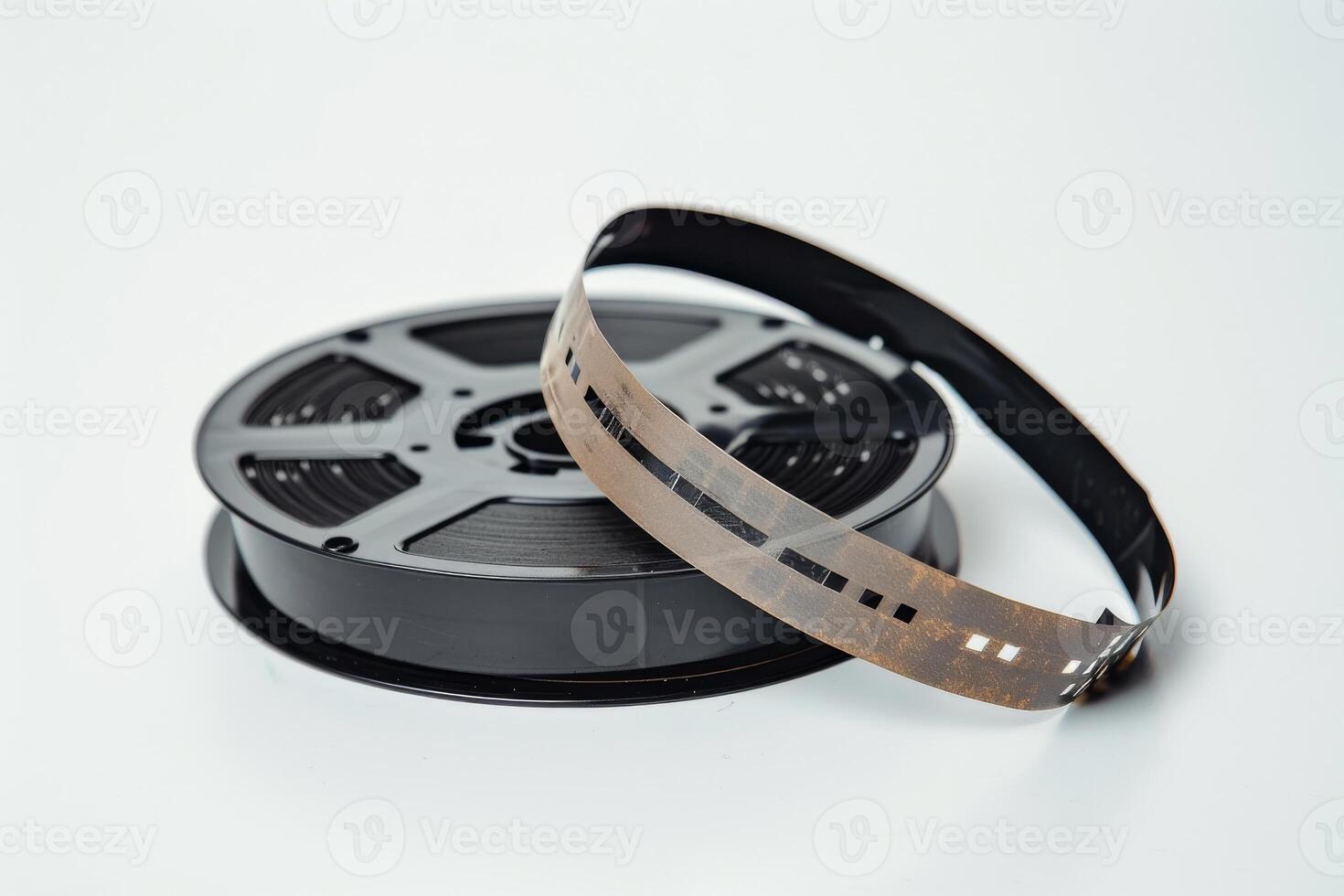 Old School VHS Tape Isolated on White Background photo