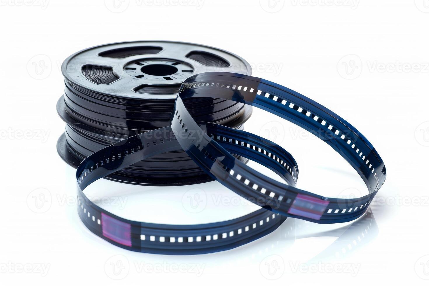 Vintage VHS Tape Isolated on White Background photo