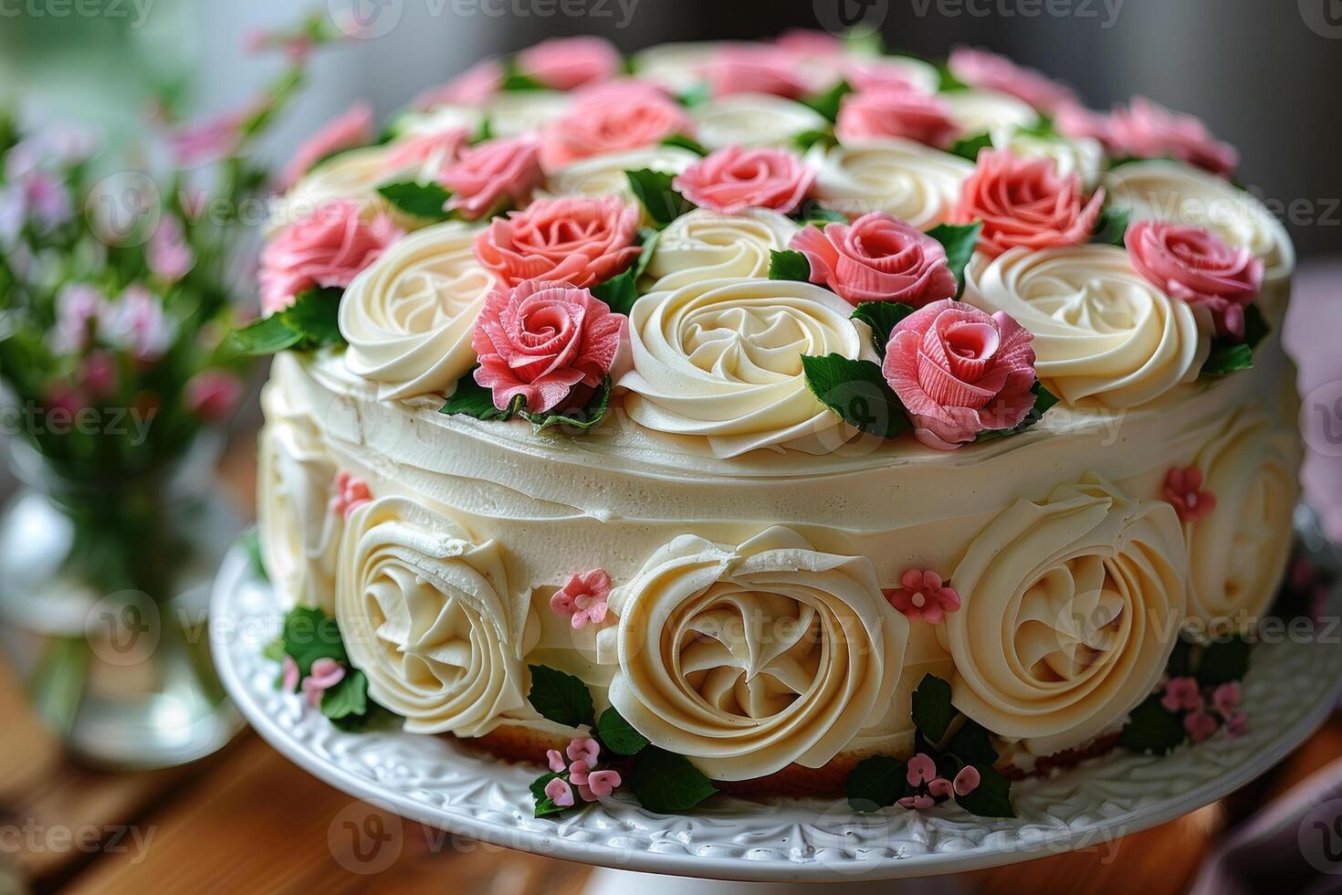 design cake for special moment professional advertising food photography photo