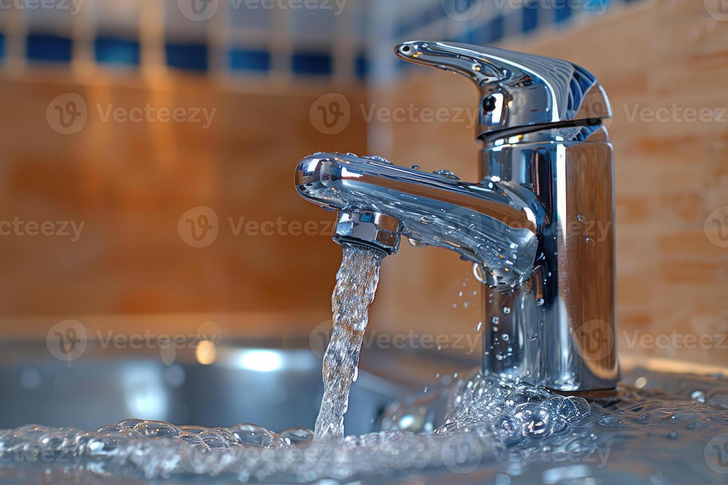 faucet in modern kitchen sink professional advertising photography photo