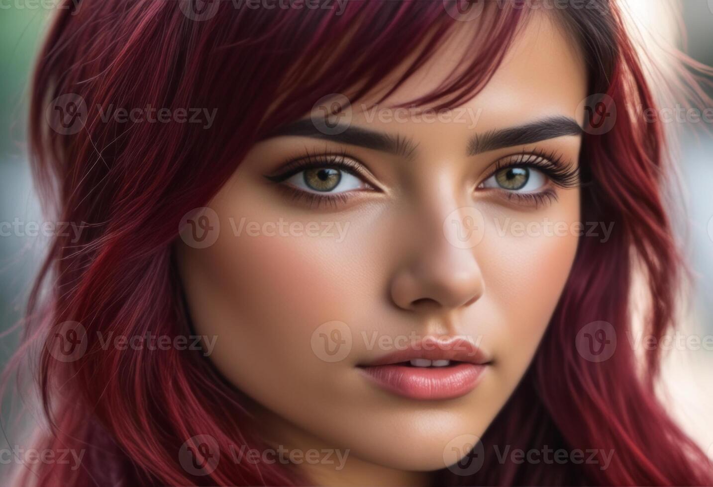 A Portrait Of Breathtakingly Gorgeous, Exotic, Beautiful Woman. photo