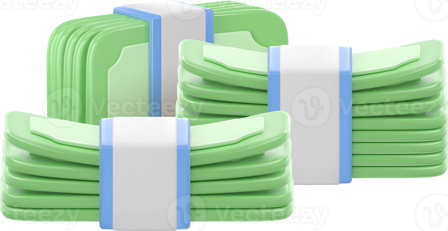 3d icon money, bank banknotes png