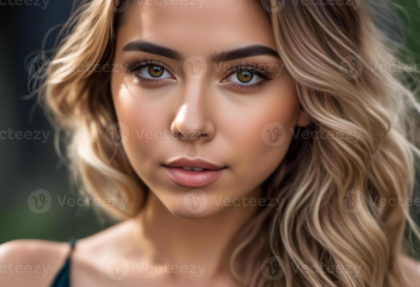 A Portrait Of Breathtakingly Gorgeous, Exotic, Beautiful Woman. photo