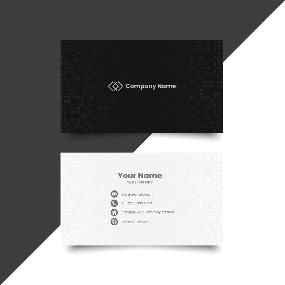 Simple Business Card Layout. vector