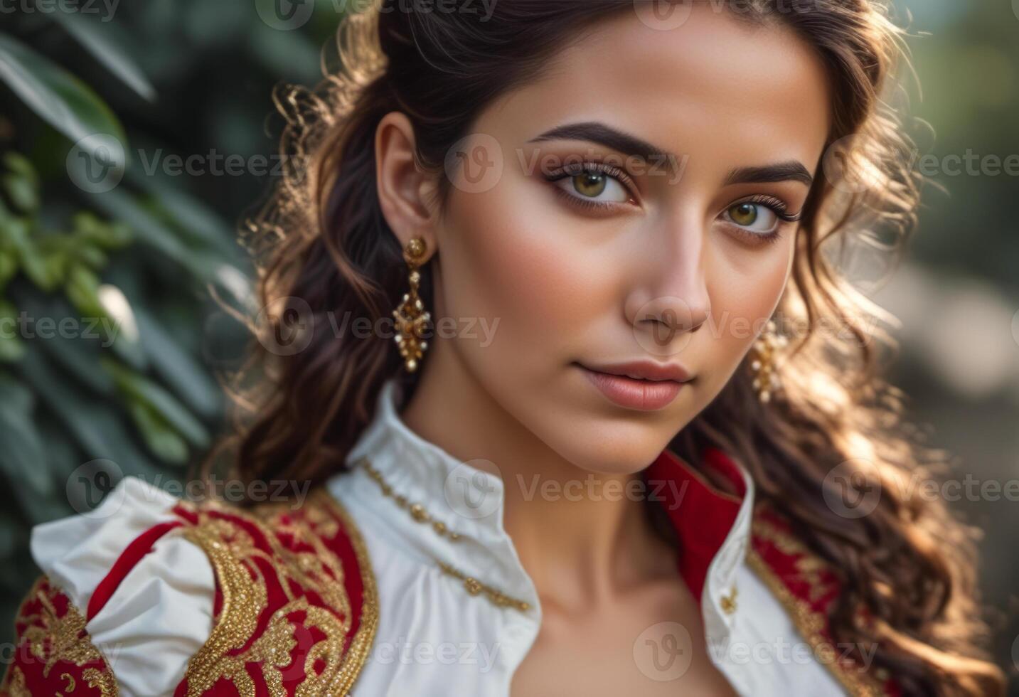 A Portrait Of Breathtakingly Gorgeous, Exotic, Beautiful Woman. photo
