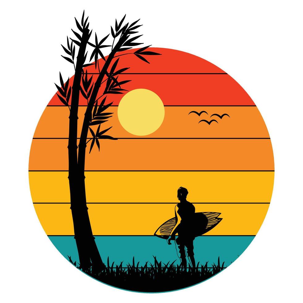 Mountain camping. Adventure vintage print design for t shirt and others. National park graphic artwork for sticker, poster, background. vector