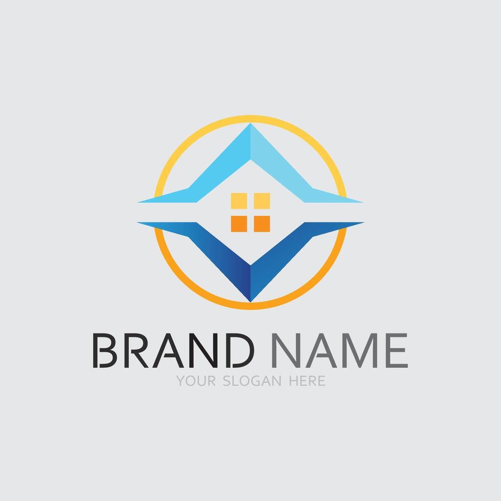 Home logo icon illustration design template.Home and house logo design , logo , architecture and building, design property , stay at home estate Business logo. vector