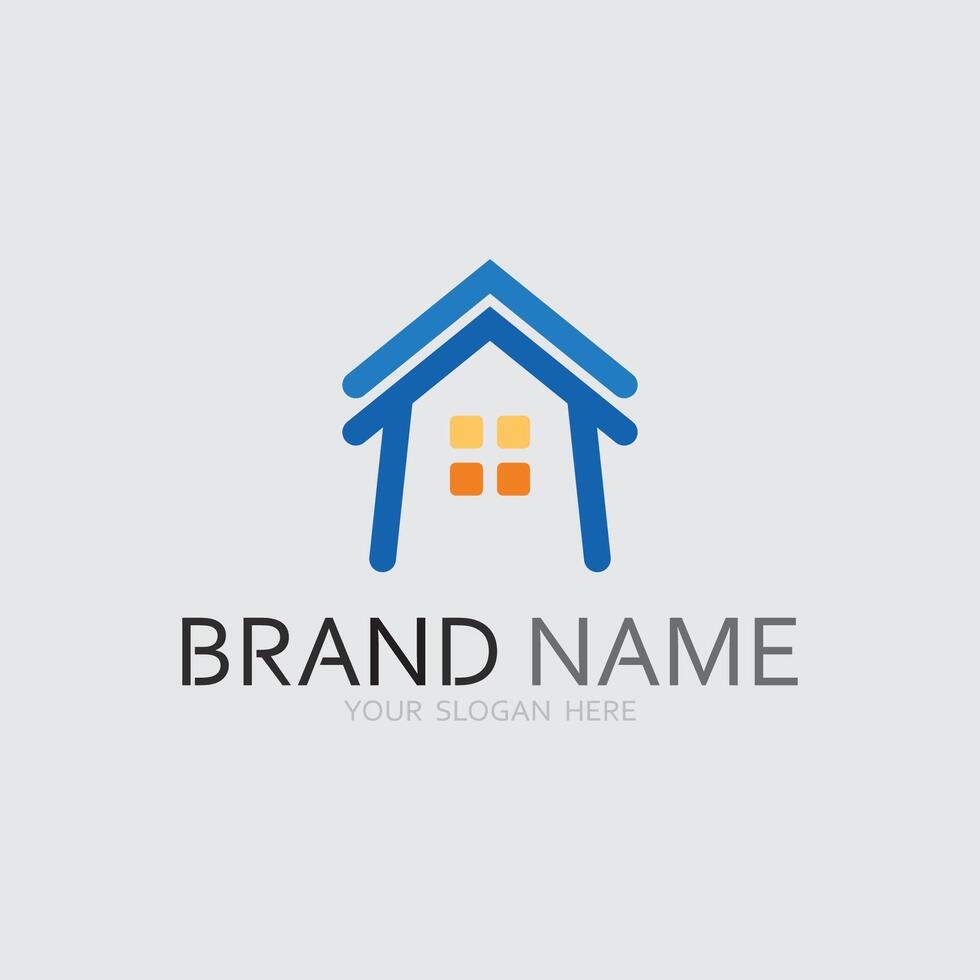 Home logo icon illustration design template.Home and house logo design , logo , architecture and building, design property , stay at home estate Business logo. vector