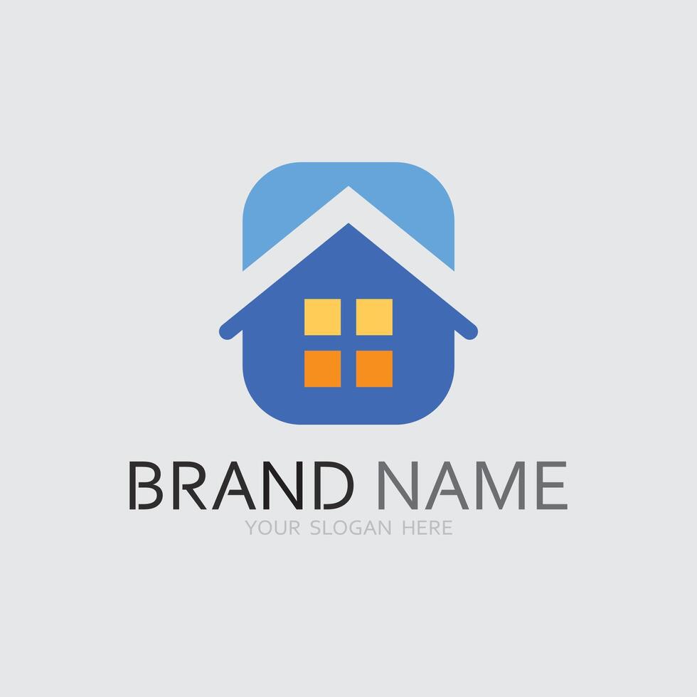 Home logo icon illustration design template.Home and house logo design , logo , architecture and building, design property , stay at home estate Business logo. vector