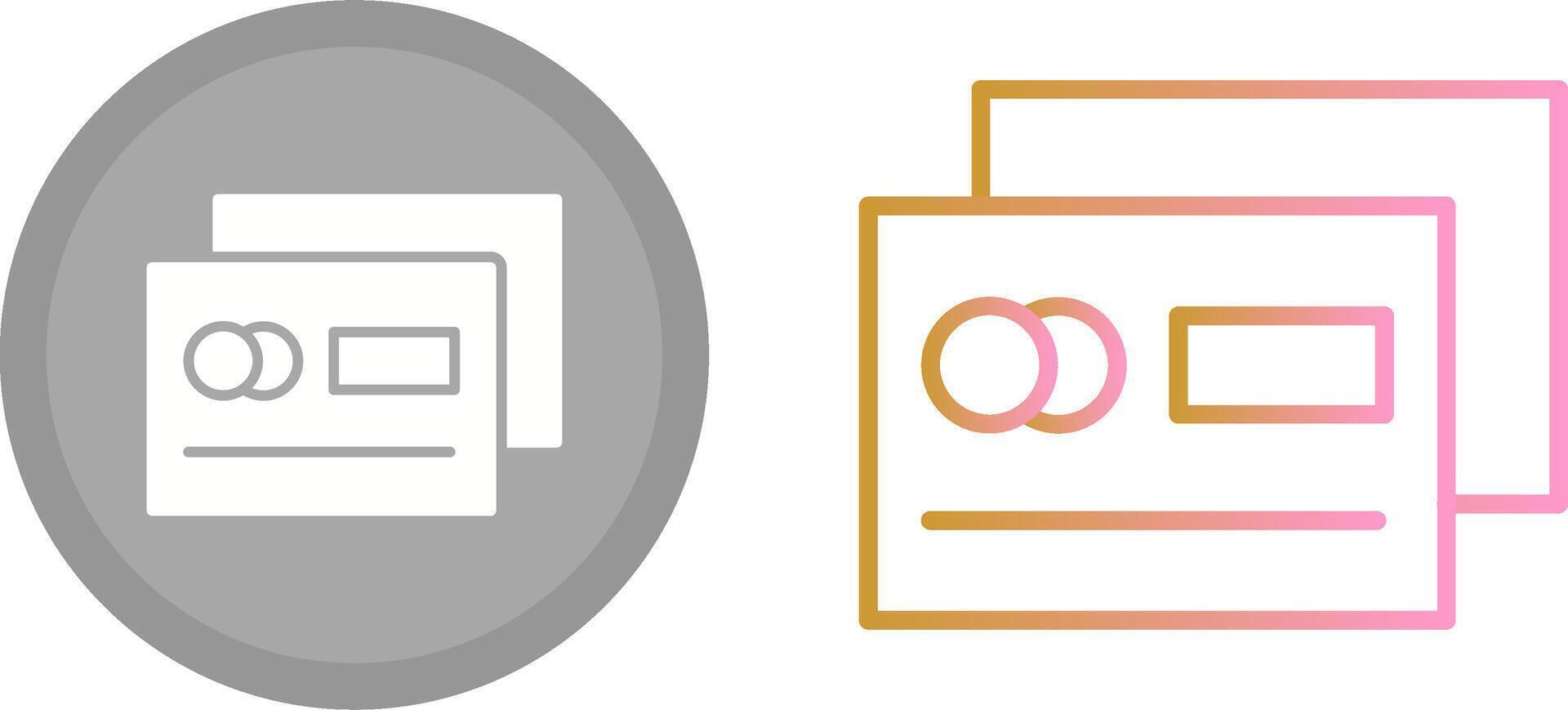 ATM Card Icon vector