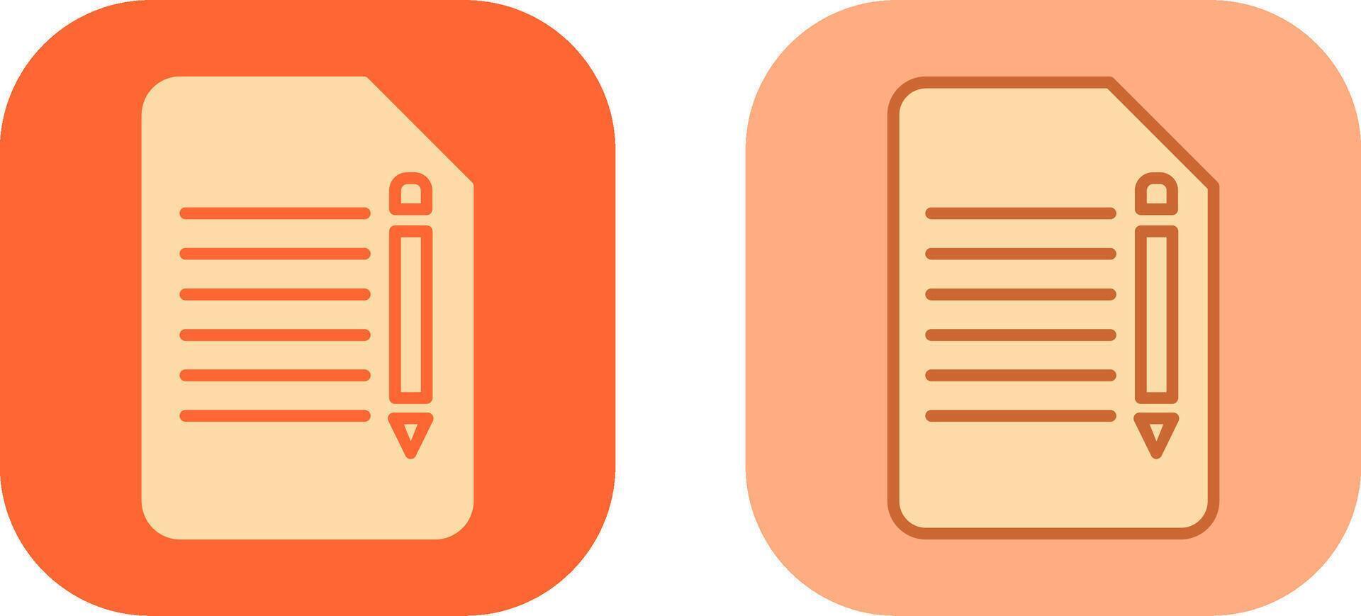 Edit Document Icon vector
