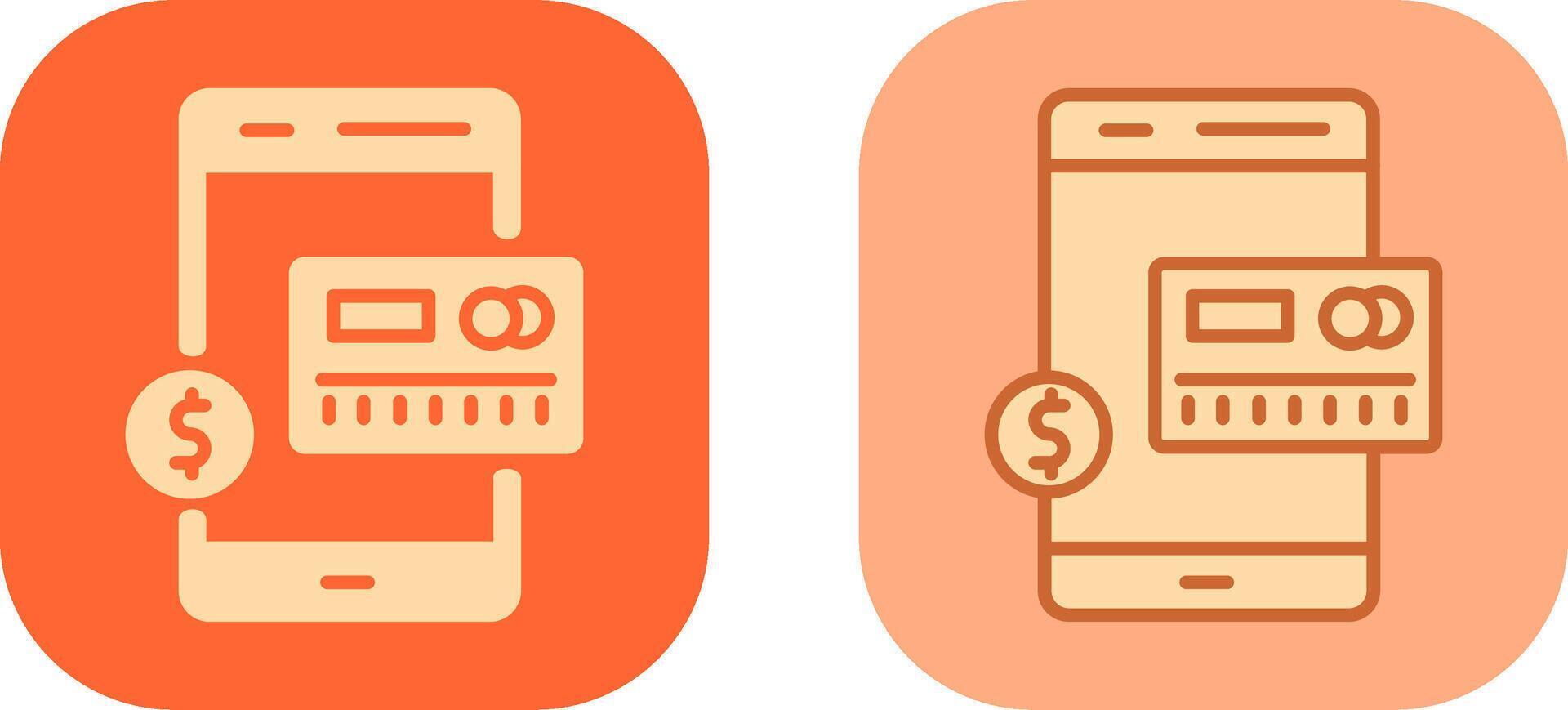 Mobile Banking Icon vector