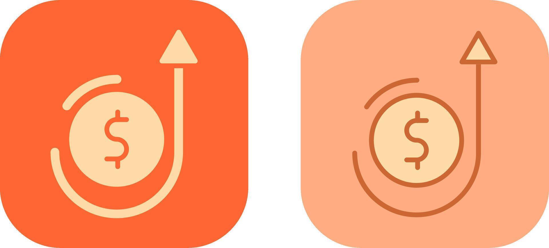 Money Growth Icon vector