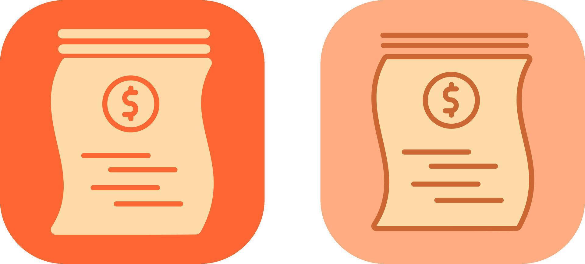 Dollar Bills Icon vector