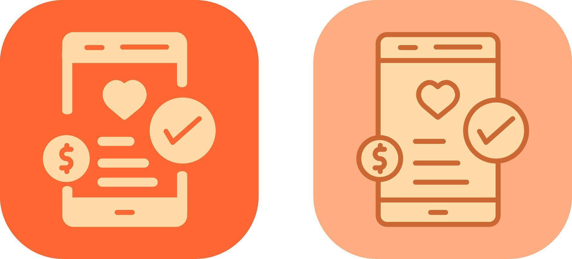 Give Donation Icon vector