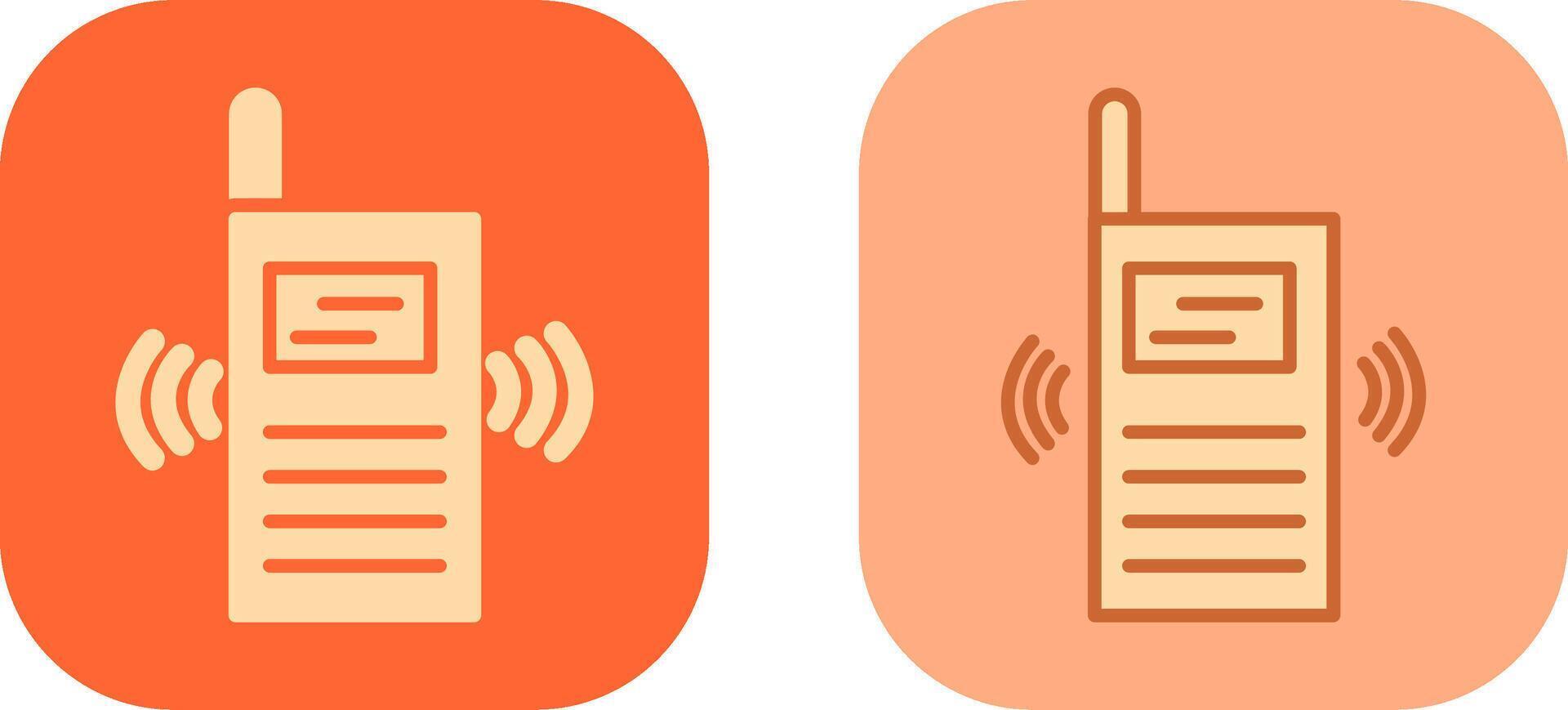 Walkie Talkie Icon vector
