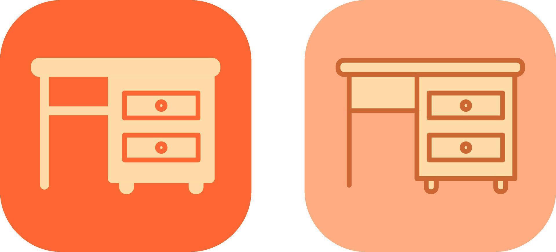 Table with Drawers I Icon vector