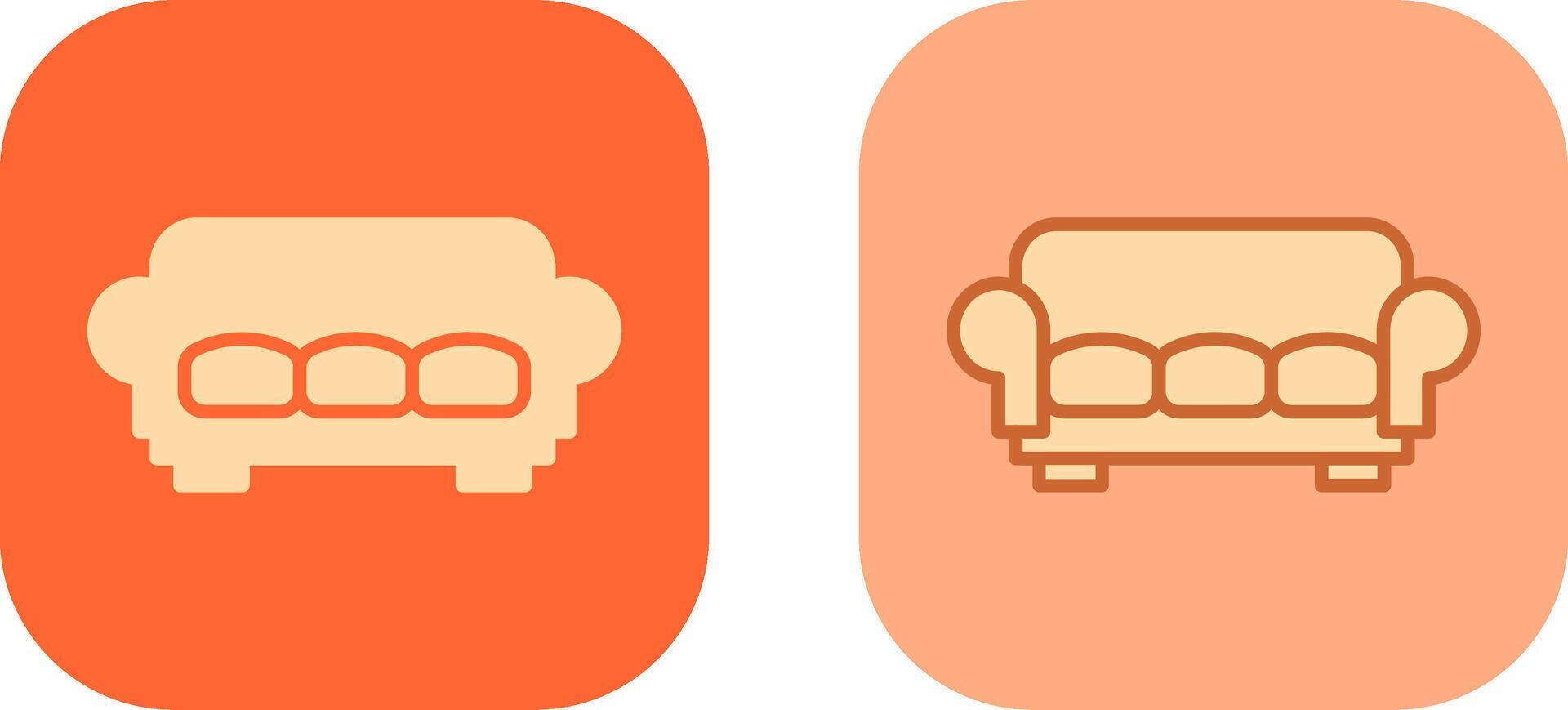 Large Sofa Icon vector