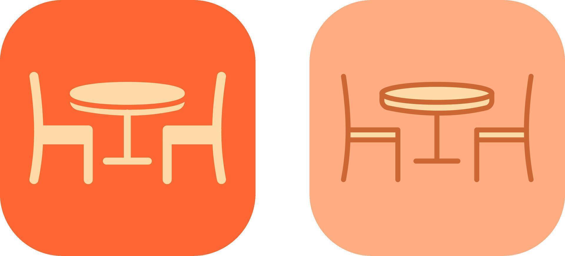 Dining Table Icon vector