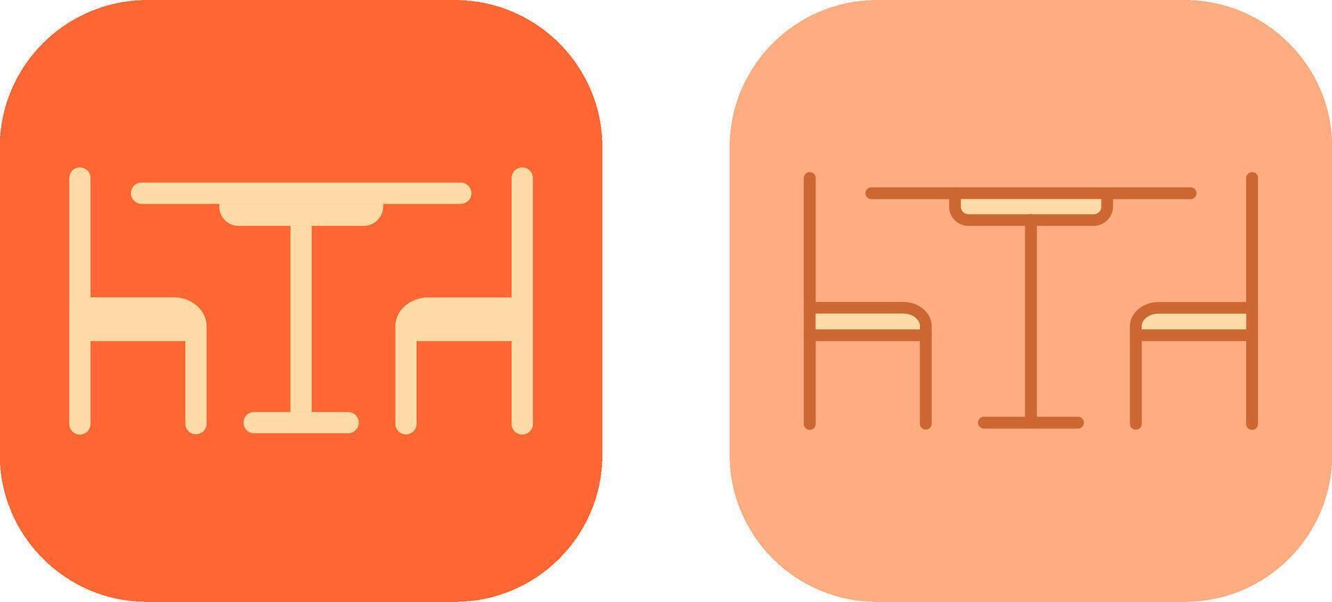 Lunch Table Icon vector