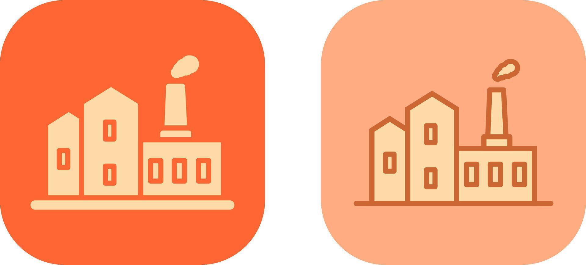 Factory I Icon vector