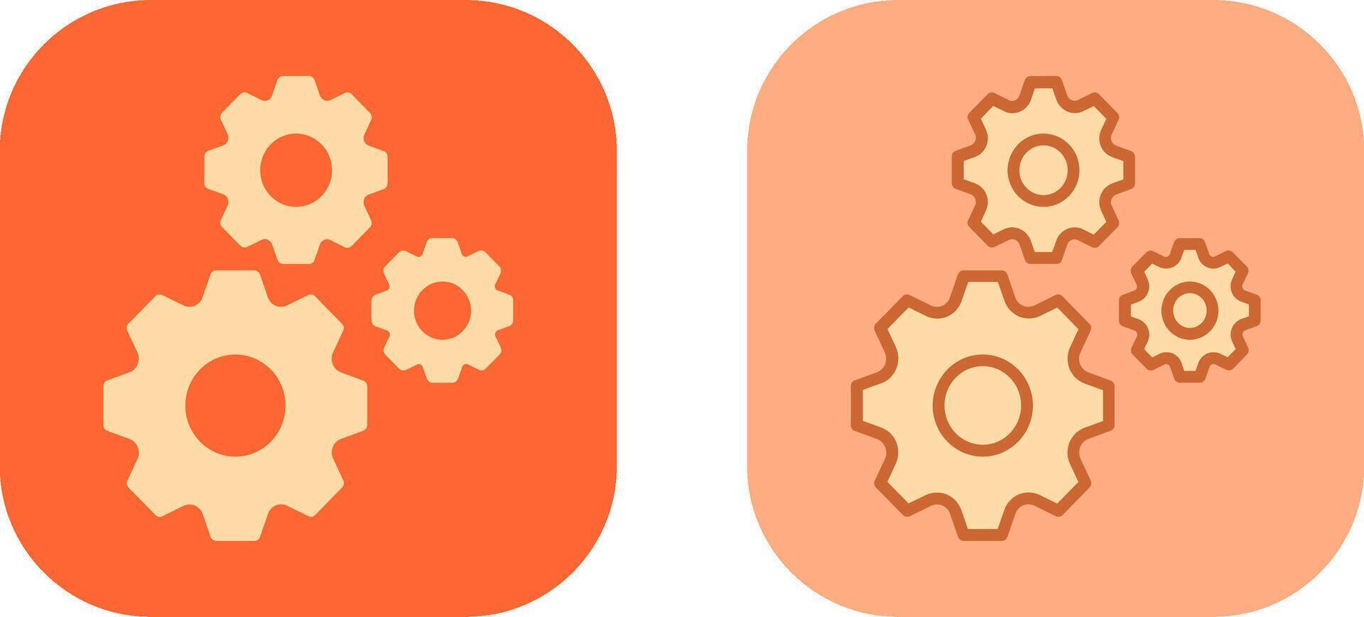 Multiple Cogwheels Icon vector