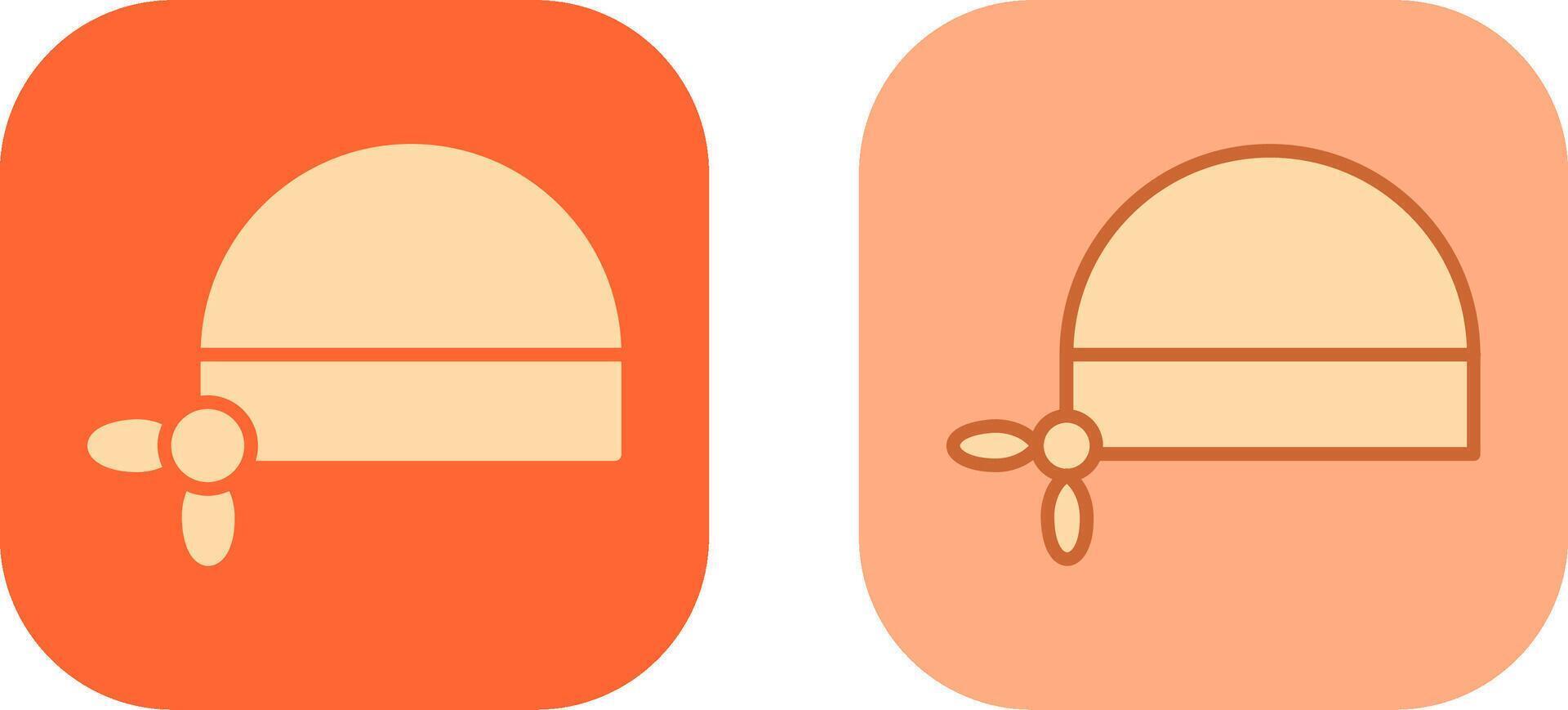 Pirate Bandana Icon vector